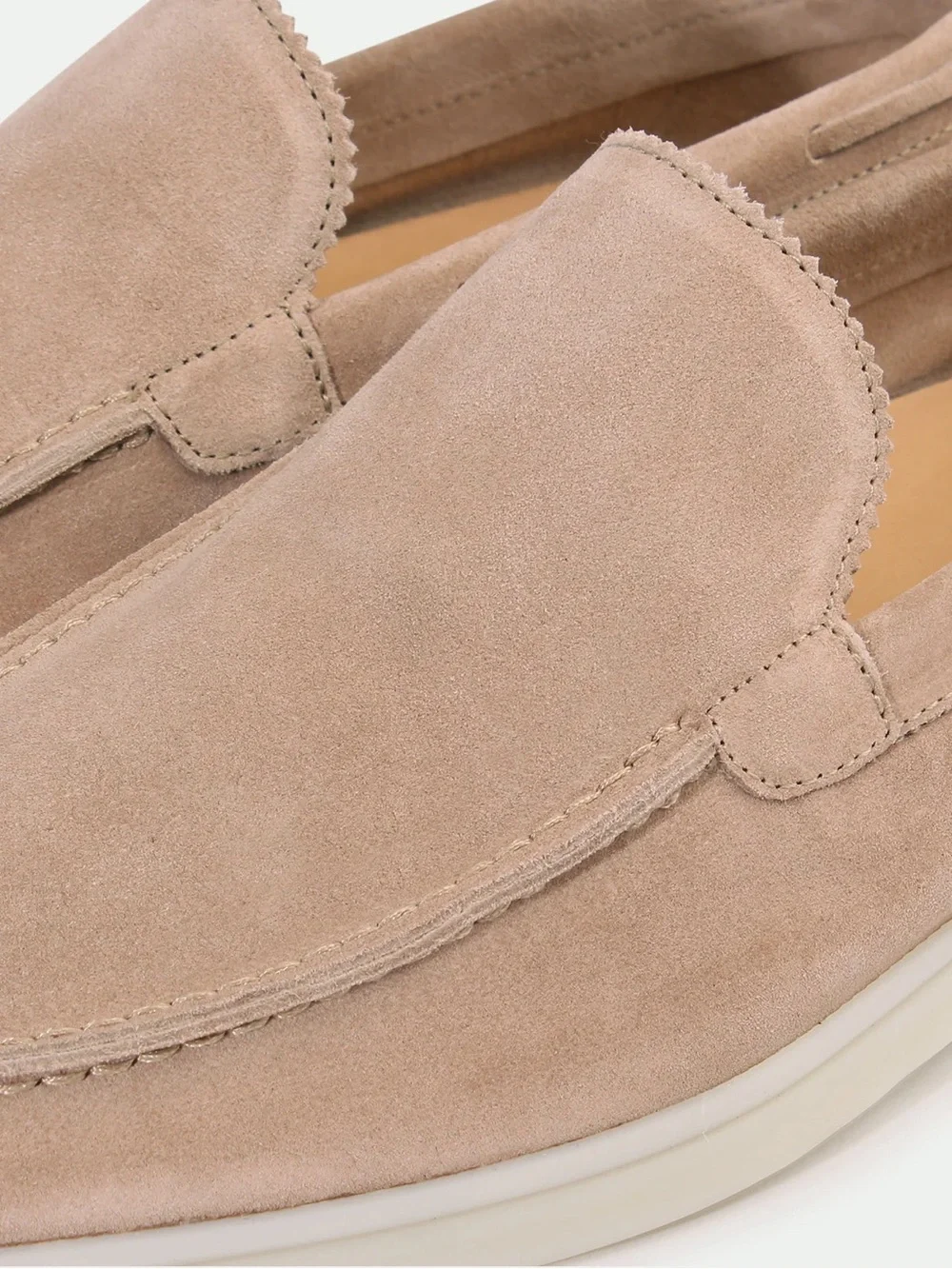 Aurelien Light Beige Yacht Loafer NIB 42